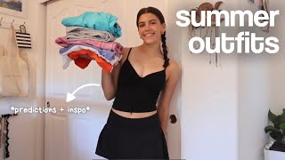 SUMMER OUTFIT INSPO | pinterest trends & recreations
