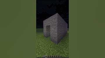 This Minecraft Tunnel Creates an Infinite Paradox Optical Illusion! #Shorts #Minecraft