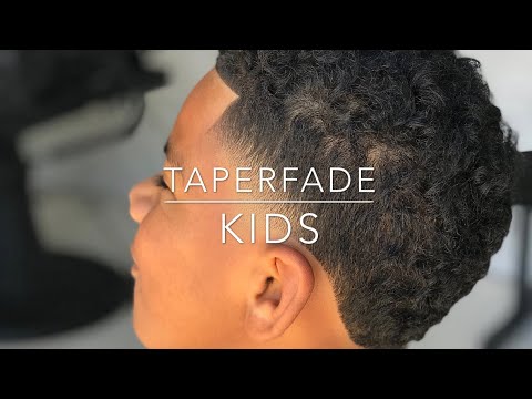 CORTE AMERICANO TUTORIAL - TAPERFADE KIDS PASSO A PASSO 😱😱 