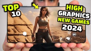 Top 10 New High Graphics Games for Android & iOS 2024 | Upcoming Games 2024 ( Offline & Online )