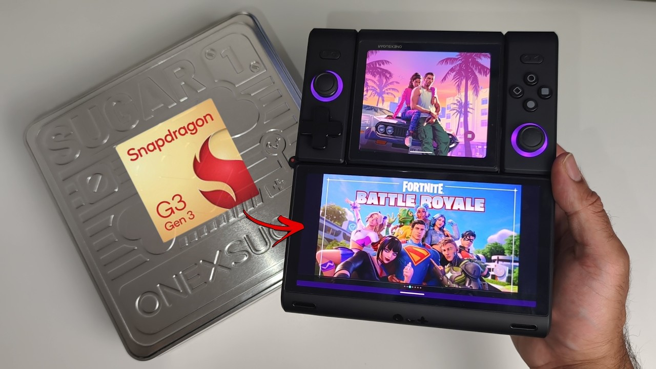 Powerful ONEXSUGAR Gaming Handheld - Dual OLED Screen - SD G3 Gen3 - Any Good?