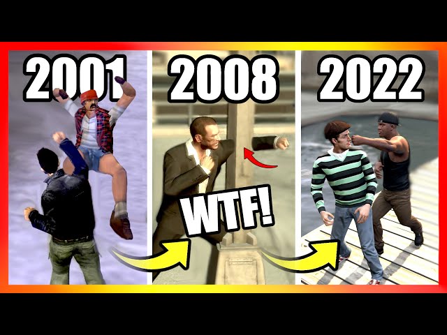 Evolution of PUNCH LOGIC in GTA Games (2001-2022) class=