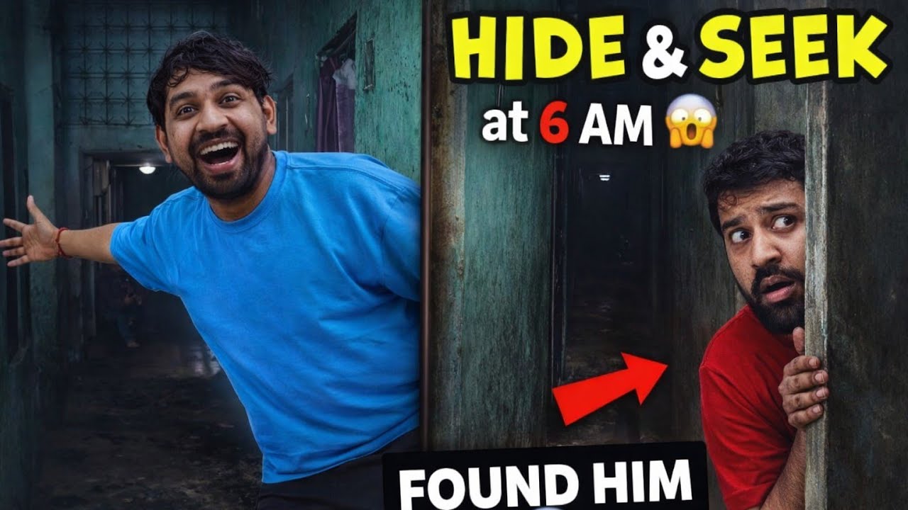 Hide & Seek Challenge 😱 | We Played in a Scary Corridor! | The capital legend