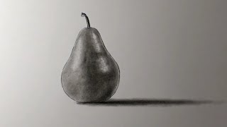 Basi̇t Armut Çi̇zi̇mi̇ Karakalem