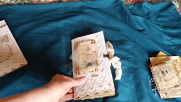 French Fashion Altered File Folder with Journals