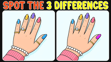 Harder Than You Think!🧠 | Find 3 Differences👀