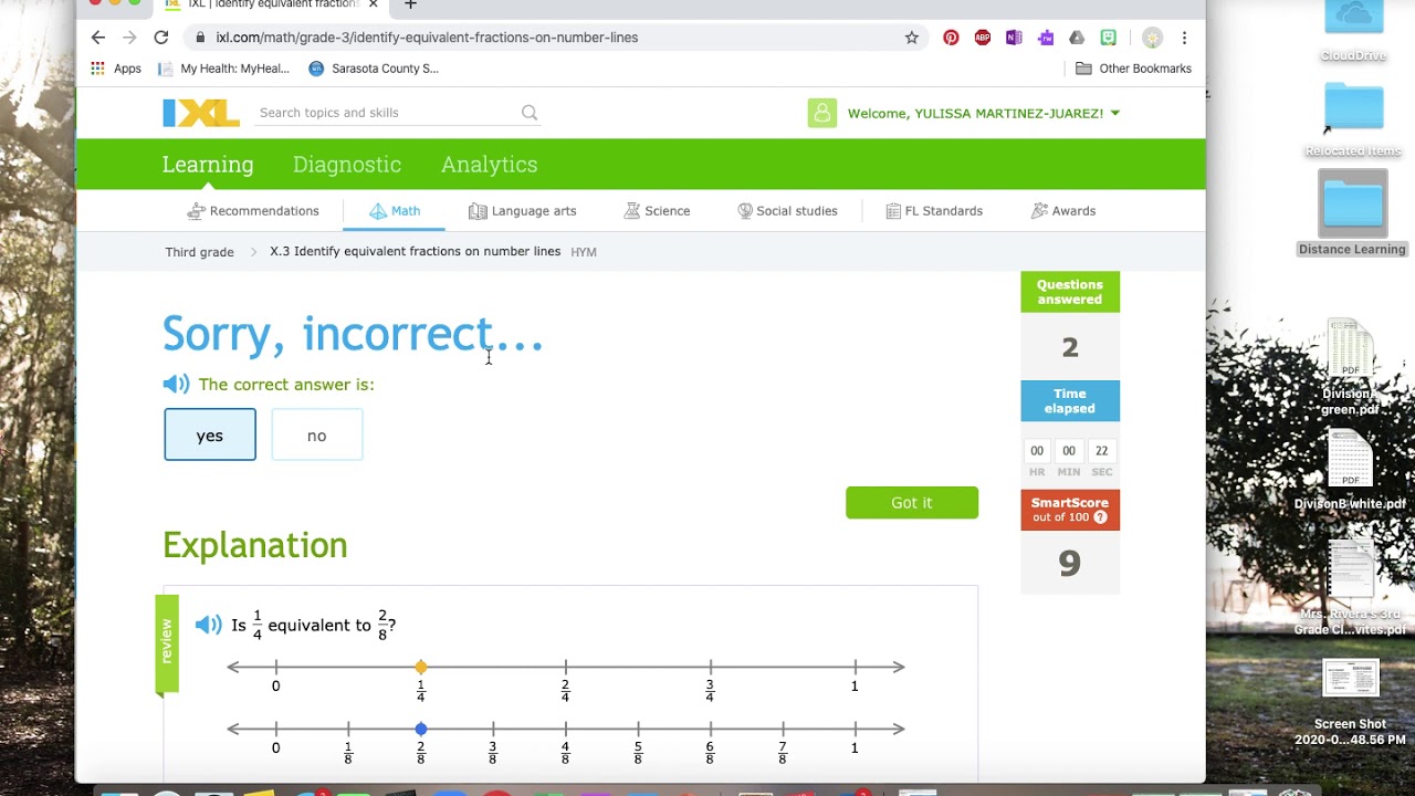 ixl assignment sheet