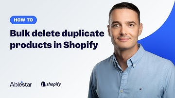 Bulk Deleting Duplicate Products in Shopify using Ablestar Bulk Product Editor