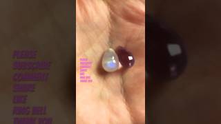 Amethyst briolette cut& rainbow🌈moonstone plain teardrop beads #shorts#viral#shortvideo #video#cute