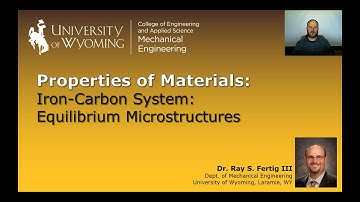 5.5b: Phase Diagrams (Iron-Carbon System Equilibrium Microstructures)