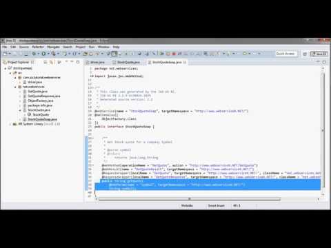 Java API for XML Web Services  - JAX-WS Tutorial 01