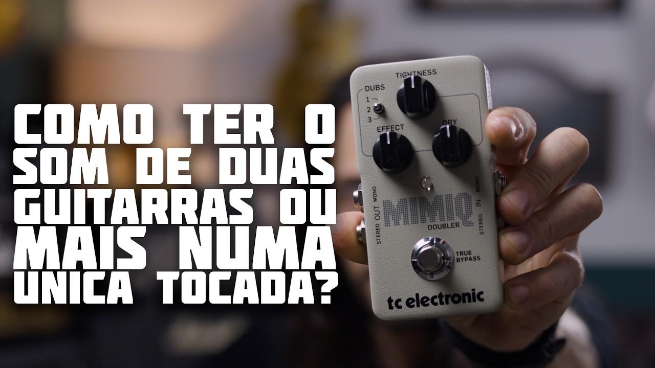 Esse PEDAL vai AMPLIAR o seu som de GUITARRA! Tc Electronic MIMIQ