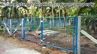 #Kambi veli, Chain link fencing, Slab wall fencing. ചെയിൻ ലിങ്ക് ഫെൻസിങ്, ബാർബഡ് wireCall 9846228221 screenshot 5