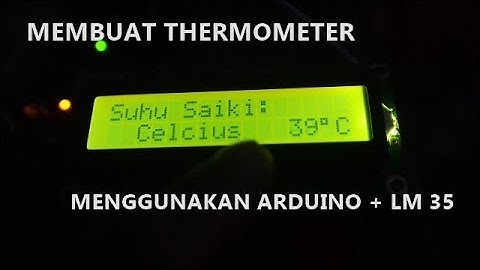 Cara Membuat Thermometer Digital