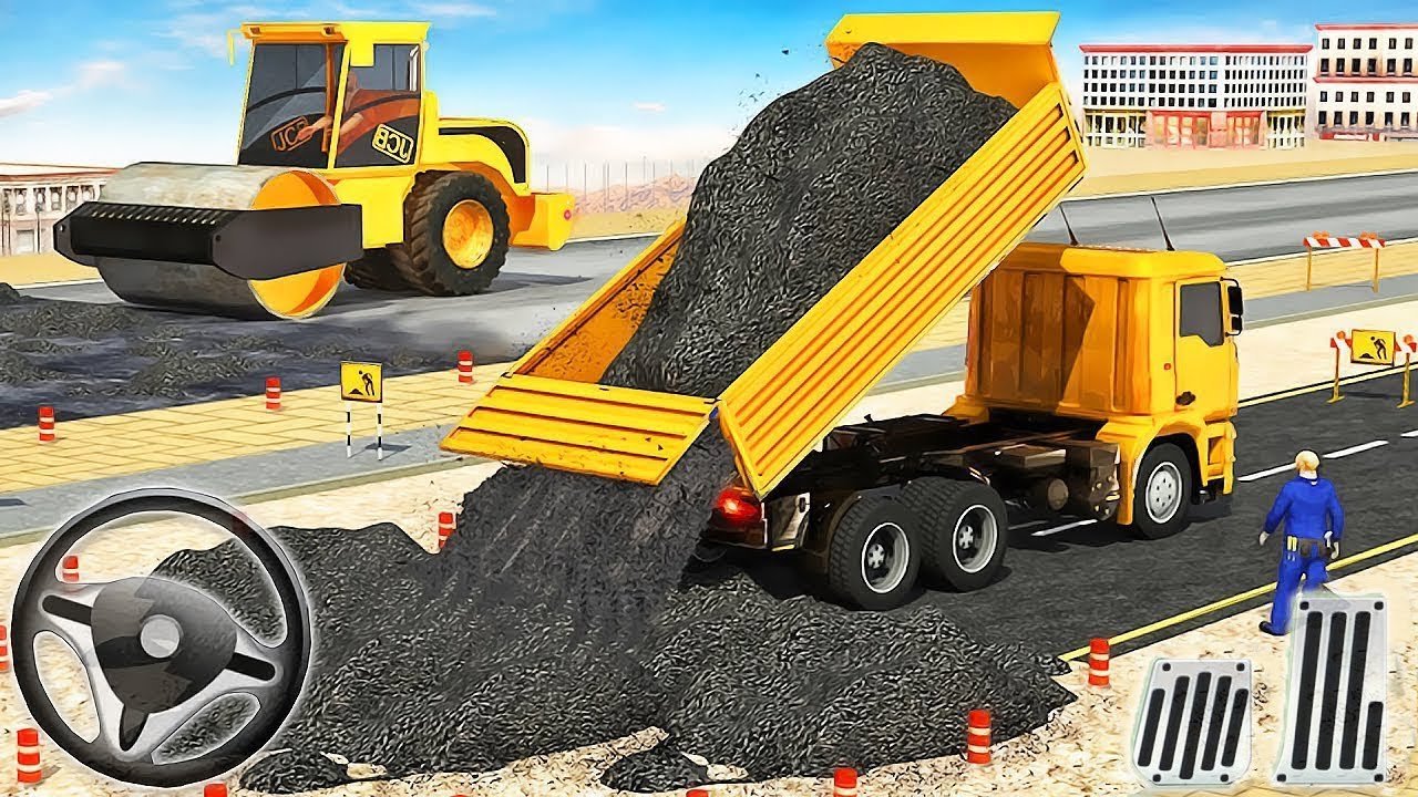New City Construction Simulator 3D - JCB Road Construction Game - Android Gameplay