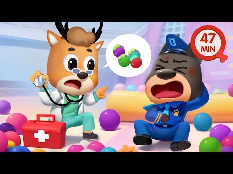 Ball Pit Makes Me Itchy | Good Habits | Kids Cartoons | Sheriff Labrador