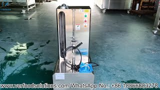 VERFOODSOLUTIONS Pin Type Pumpkin Peeling Machine Delivery for England Customer