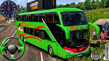 Real Offroad Mountain Bus Transport Simulator 3D - Bus Games 2025 - Bus Game Andriod Gameplay