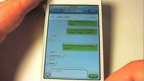 Celluloco.com Presents:  How to enable group messaging on the iPhone