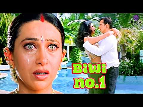 प्रेम को दूसरी लड़की के साथ देखकर टूट गया पूजा का दिल | Biwi No 1 | Salman Khan | Karishma Kapoor