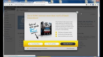 Theme 1 configuration - Ninja Popups