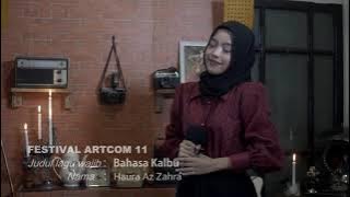 JUARA 1 FESTIVAL ARTCOM 11 TINGKAT PROVINSI JAWA BARAT - 'BAHASA KALBU' - Haura Az Zahra