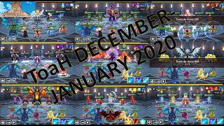 Summoners War Toah All Bosses December January 2020