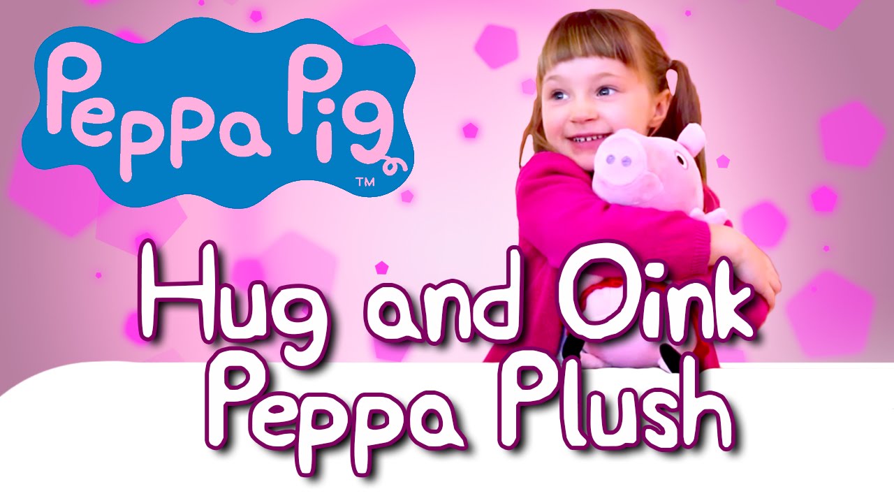 Peppa Pig - Hug and Oink Peppa Plush - Unboxing