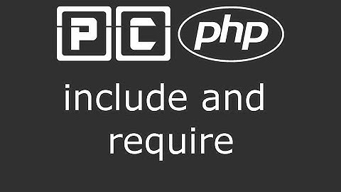 PHP beginners tutorial 41 - include and require