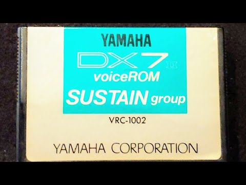 Yamaha VRC Cartridges for DX7iiFD/D - YouTube