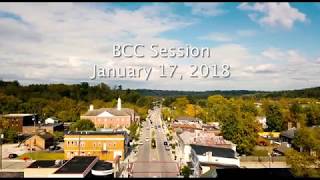 BCC Session January 17, 2018