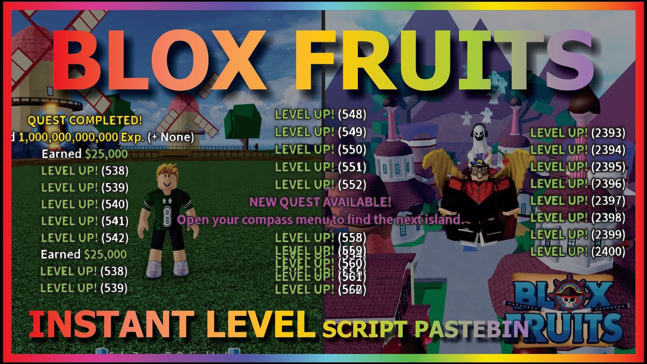 BLOX FRUITS (WORK FOR MOBILE)🐯🍩 – ScriptPastebin