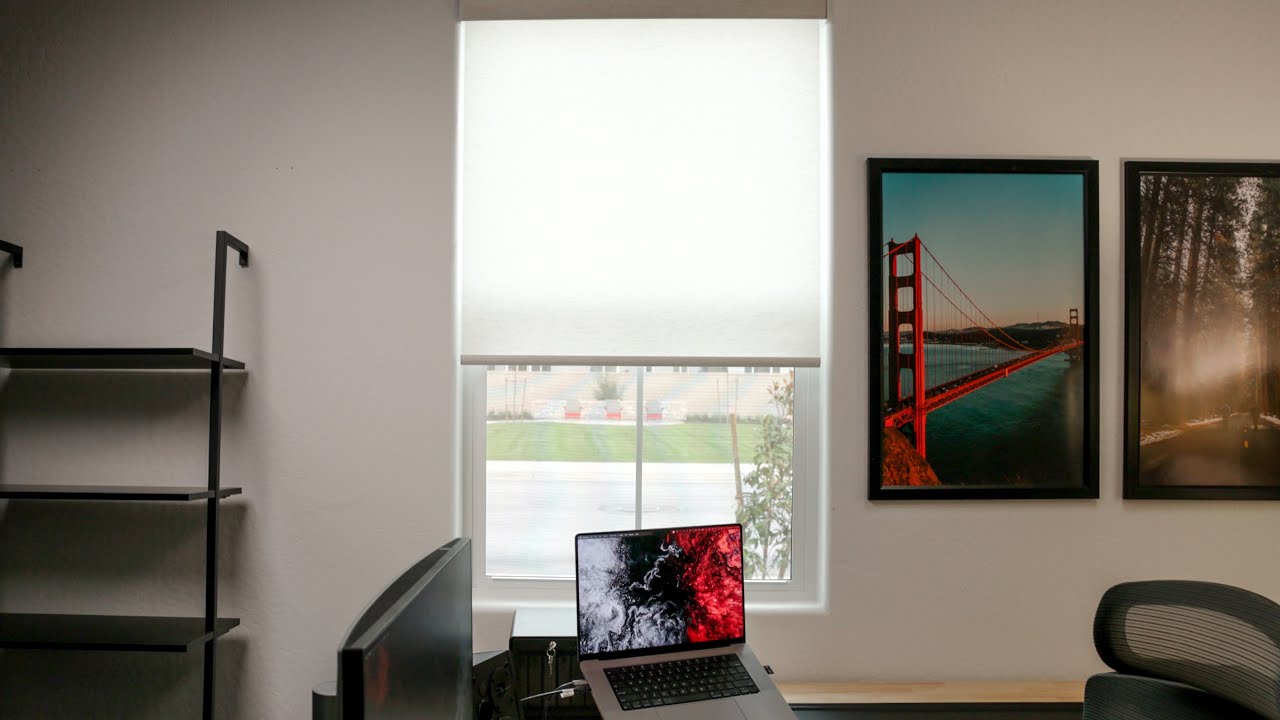My First Home Office Upgrade | SmartWings Motorized Window Shade
