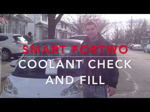 Smart Fortwo coolant Original OEM check and fill procedure