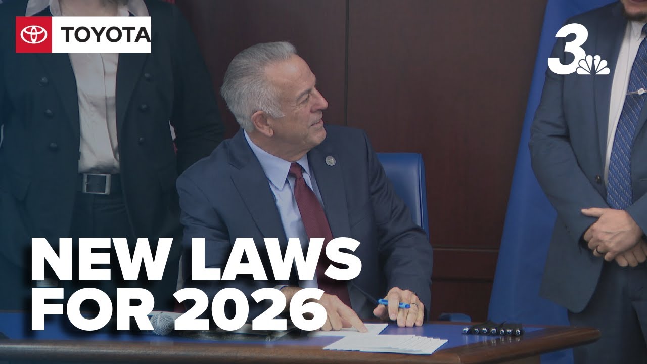 These are some of the new Nevada laws taking effect in 2026 - YouTube