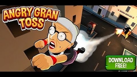 Angry Gran Toss Android App Review - CrazyMikesapps
