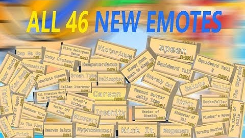 (FULL) all new item asylum emotes in the late heat up date and their references!