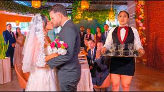 She discovered her boyfriend marrying her own boss right in the middle of the wedding