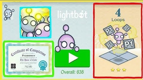 Lightbot Programming Puzzles - LOOPS Level 4