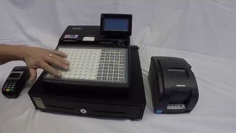 Quick look at the SAM4s SPS-340 cash register
