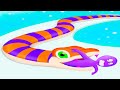Snake Run Race - Gameplay Walkthrough - All Levels (IOS, Android)