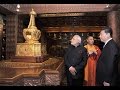 PM Modi visits the Big Wild Goose Pagoda in Xi'an, China