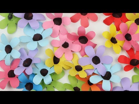 How to Make Easy 🌸 Paper Flowers 🌸 - DIY | A Very Simple Paper Flower for Beginners Making