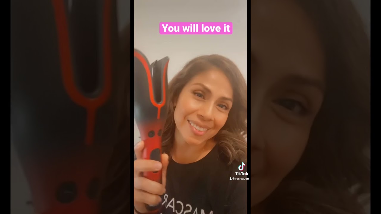 Curls at home , easy and beautiful with this Chi ceramic lava curler 