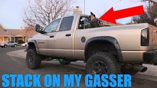 I PUT A STACK ON MY GAS TRUCK!?