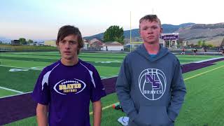 North Summit High School football 2018, Chrysler Richins and Brennan Richins