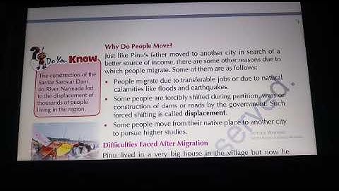 Class V Evs Ch 2 Migration And Relations Part 2A