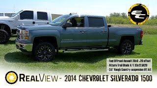 RealView - Lifted 2014 Chevy Silverado 1500 w/ 20" Fuel Assault & 33" Atturo Trail Blade X/T Test Fitting Leveled 2014 Chevy Silverado 1500 W 20 Fuel Mavericks 35 Atturo Trail Blade X Ts