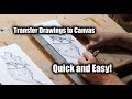 How to Transfer Your Sketch to Canvas - Justin Hillgrove - Imps and Monsters