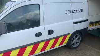 How to fit a full size dirt bike into a Opel/Vauxhall combo crew van.